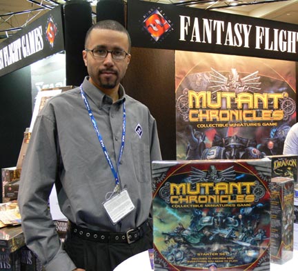 Eric Lang allo stand FFG al GAMA.